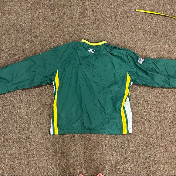 Vintage Green Bay Packers Starter Reversible Pullover Windbreaker Size Small - Picture 3 of 9
